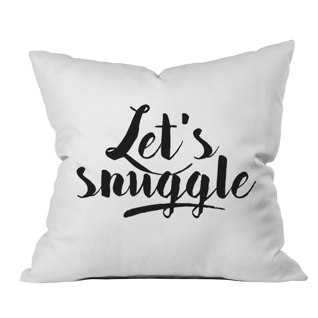 Let's Stay in Bed 18x18 Inch Throw Pillow Cover – Oh, Susannah